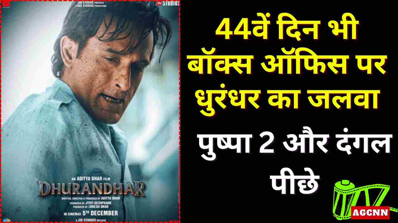 44वें दिन भी बॉक्स ऑफिस पर धुरंधर का जलवा, पुष्पा 2 और दंगल पीछे