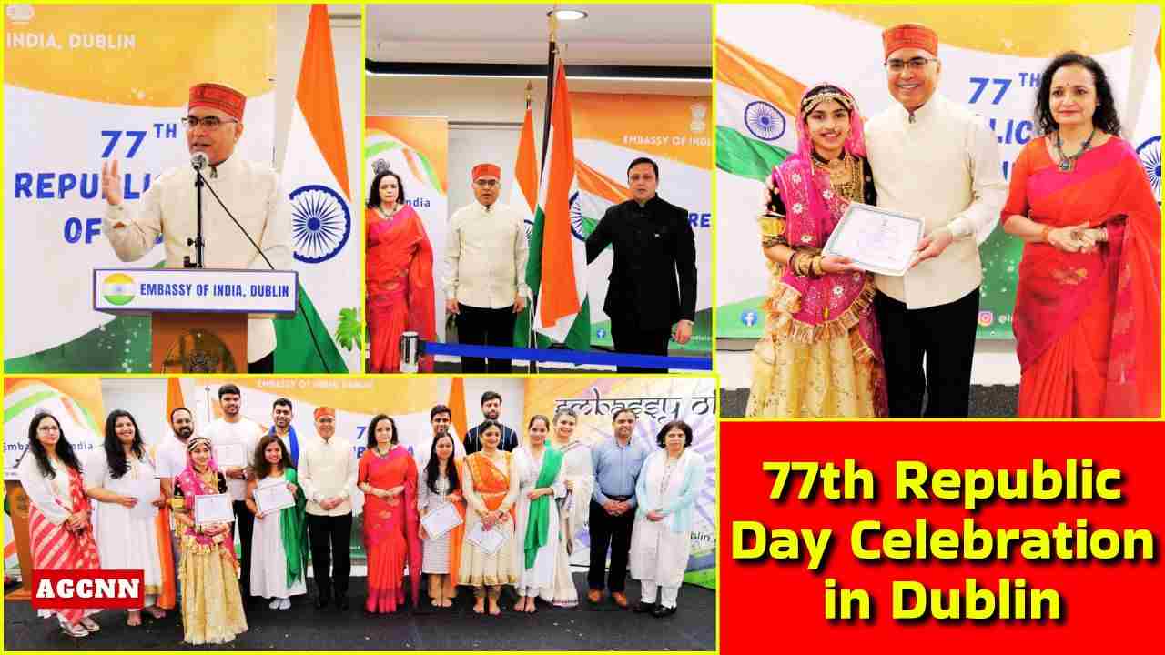 77th Republic Day of India Celebrated in Dublin with Enthusiastic Participation