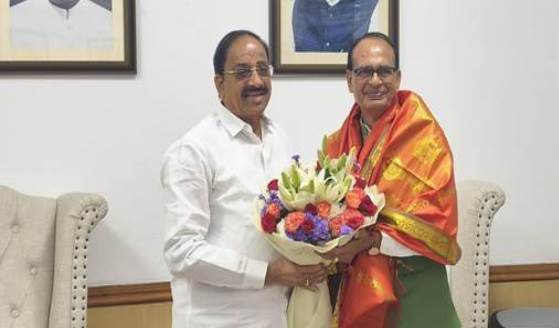 शिवराज सिंह चौहान से मिले तेलंगाना कृषि मंत्री, दलहन खरीद और ऑयल पाम पर हुई चर्चा