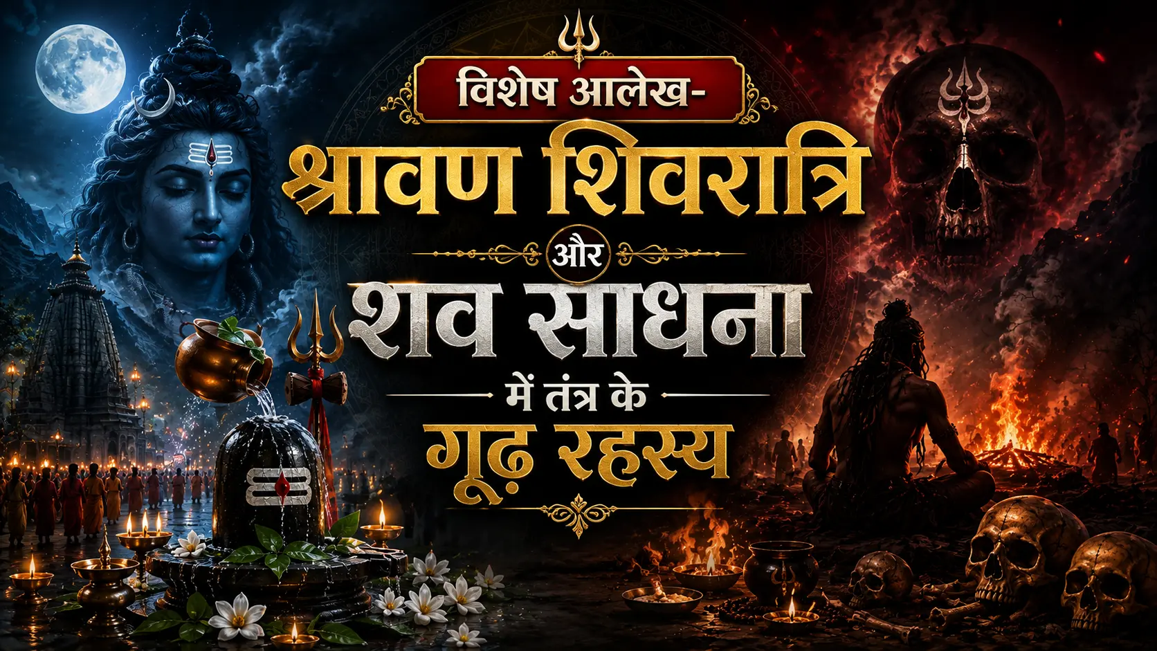 विशेष आलेख- श्रावण शिवरात्रि से श्मशान तक: शव साधना और तंत्र का रहस्यमय संसार- डॉ. कठेरिया
