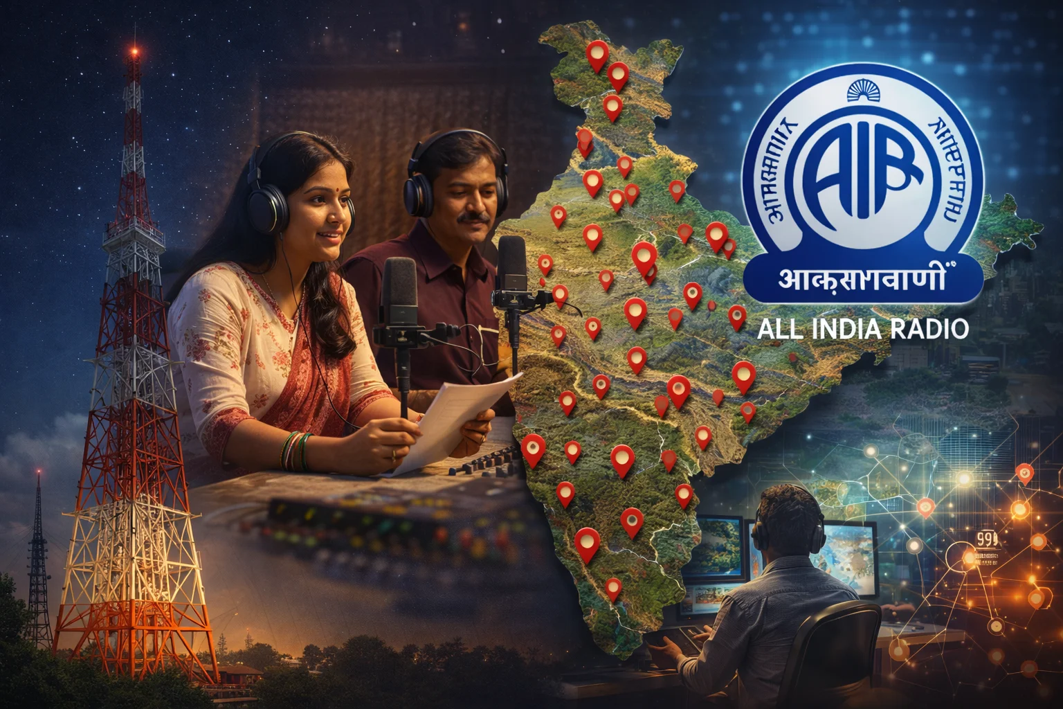 देशभर में आकाशवाणी के 591 प्रसारण केंद्र, सार्वजनिक रेडियो की पहुंच मजबूत