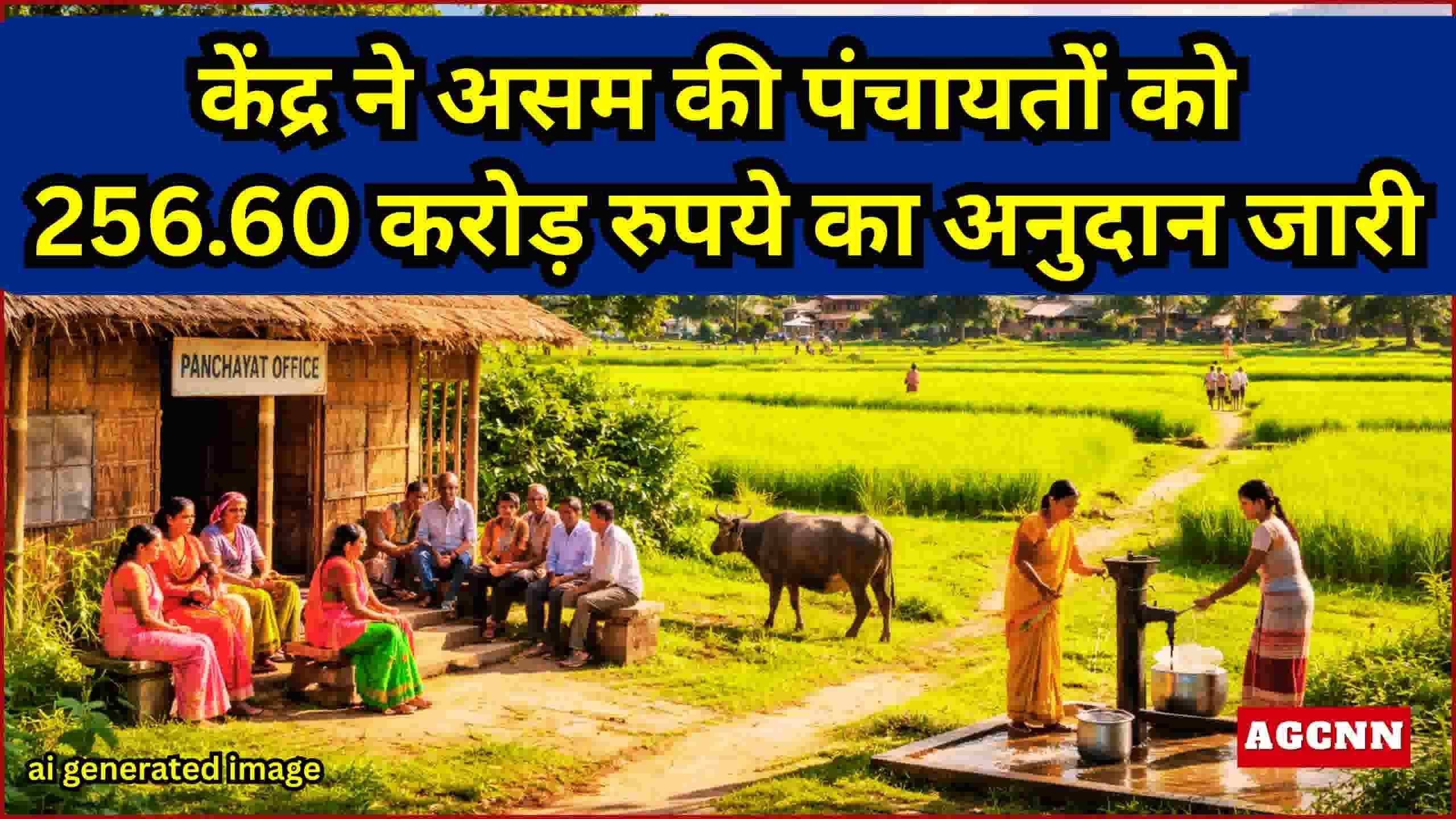 केंद्र ने असम की पंचायतों को 256.60 करोड़ रुपये का अनुदान जारी, 15वें वित्त आयोग की राशि वितरित