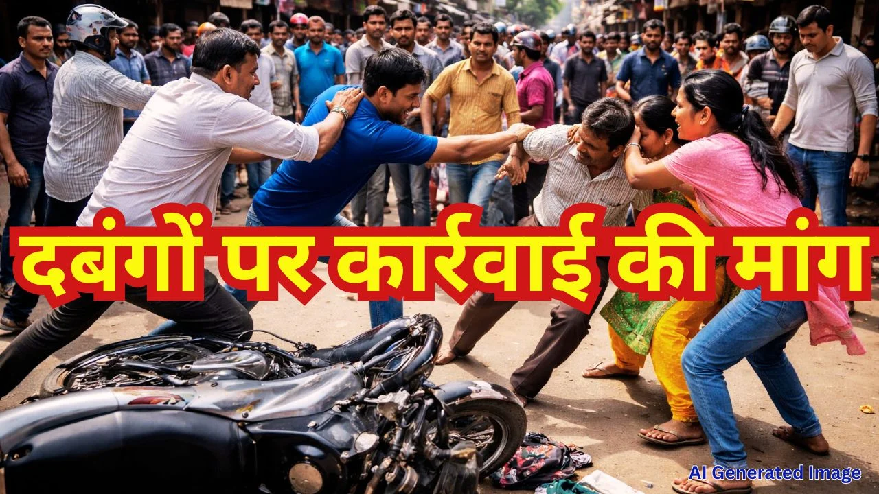 बरेली में बाइक टक्कर के बाद परिवार से मारपीट 