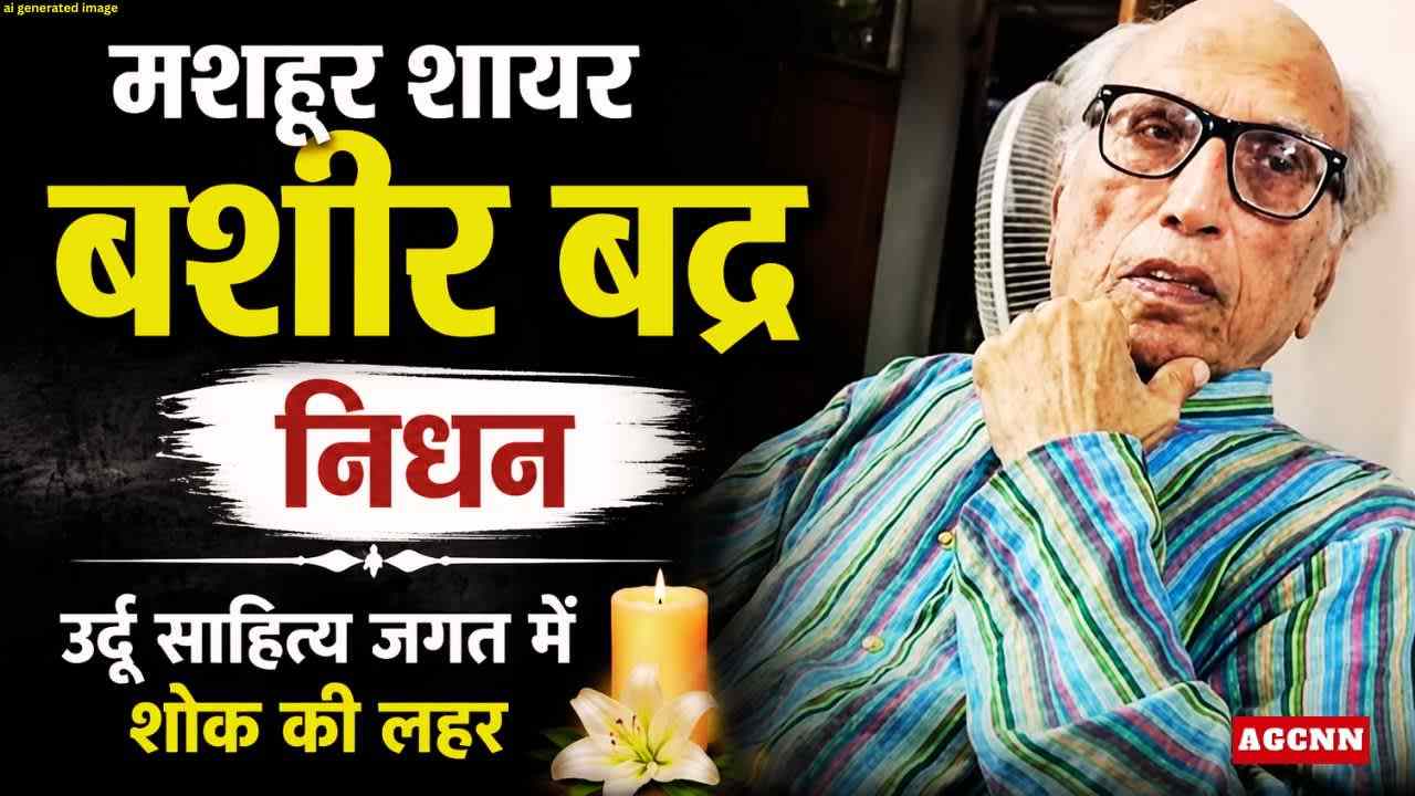 मशहूर शायर बशीर बद्र निधन 2026: उर्दू साहित्य जगत में शोक की लहर, यादगार शायरी और जीवन परिचय
