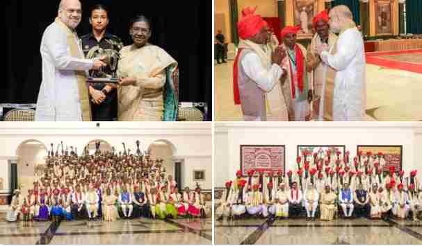 Chhattisgarh News: Bastar Pandum विजेताओं से मिले President Murmu और Amit Shah, विकास पर दिया जोर