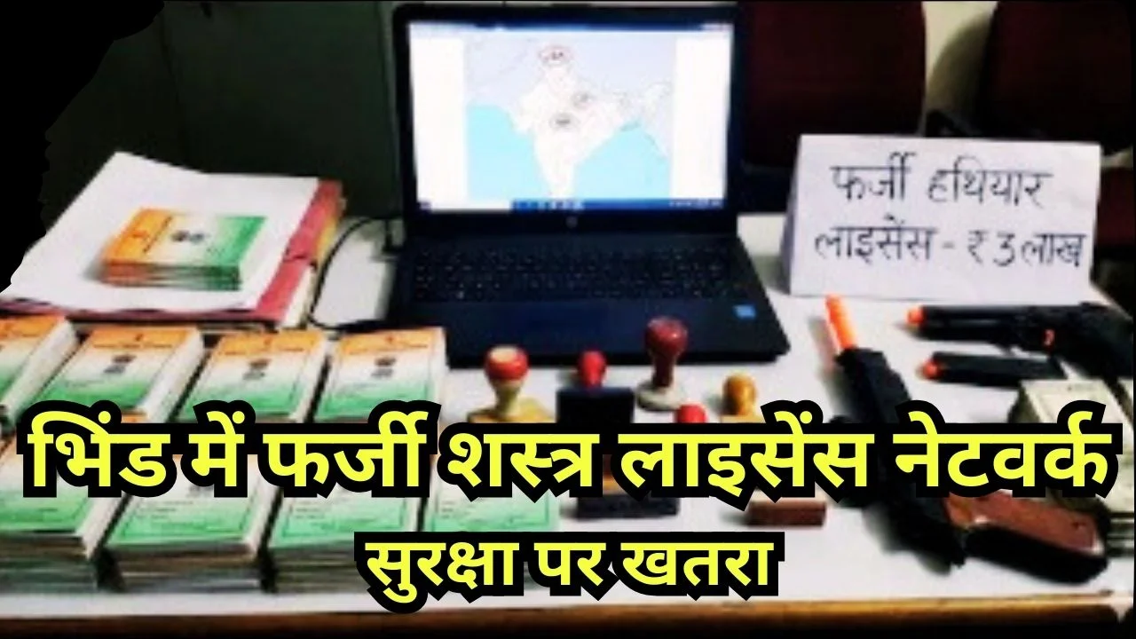 भिंड से जम्मू-कश्मीर तक फर्जी शस्त्र लाइसेंस नेटवर्क, 3 लाख में ऑल इंडिया परमिशन