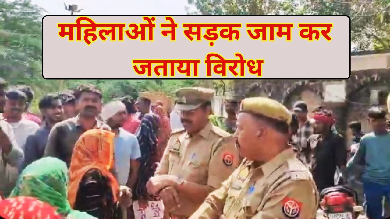 बोहदपुरा में मंदिर के पास शराब ठेका खुलने पर महिलाओं का सड़क जाम