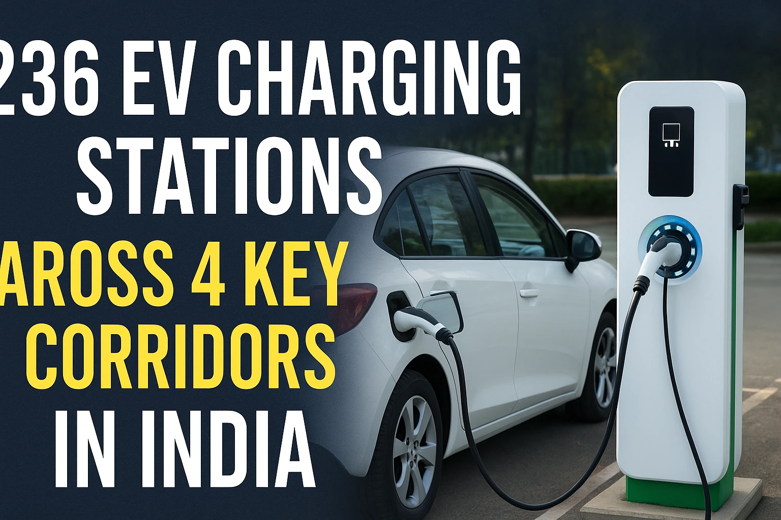 इलेक्ट्रिक वाहनों के लिए हाईवे और एक्सप्रेसवे तैयार: 4 प्रमुख गलियारों पर 236 ईवी स्टेशन तैयार