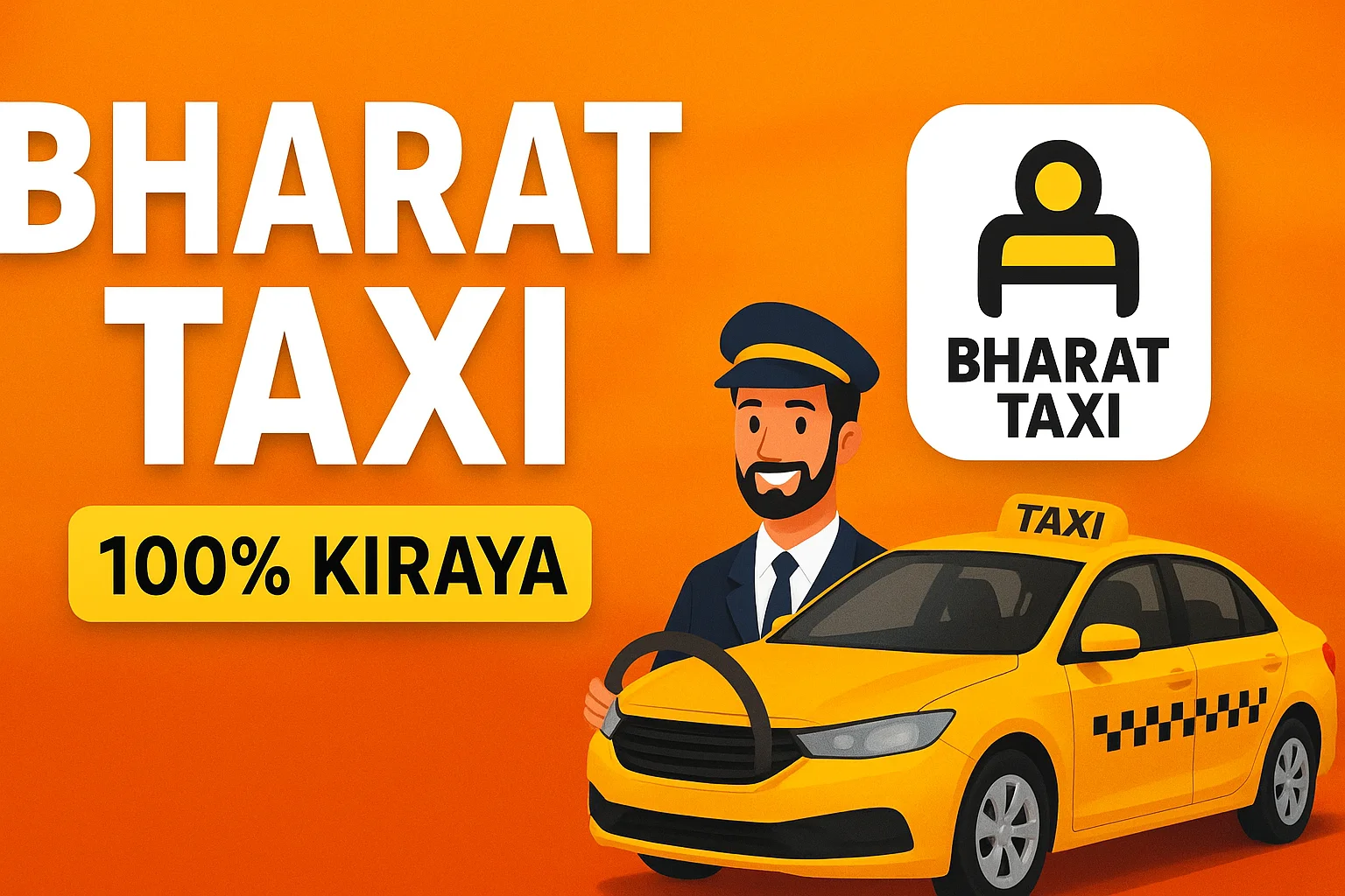 भारत का पहला सरकारी टैक्सी ऐप लॉन्च: Bharat Taxi लेकर आया ज़ीरो कमीशन मॉडल