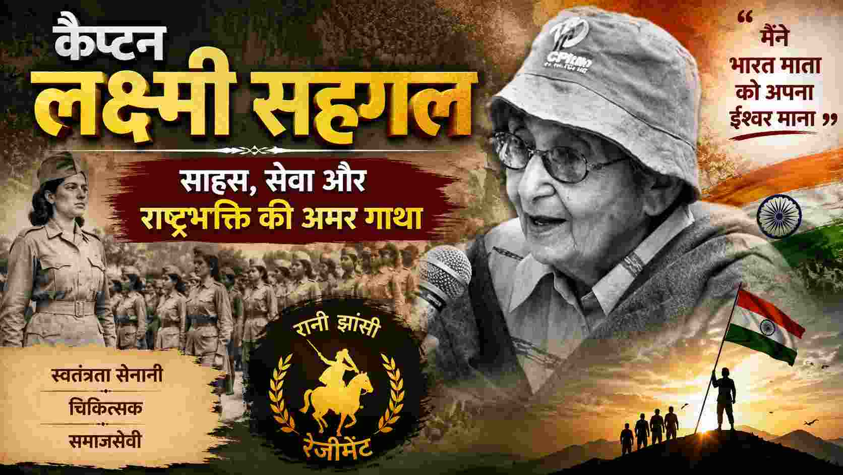 Captain Lakshmi Sahgal Death Anniversary: आज़ाद हिंद फ़ौज की वीरांगना को श्रद्धांजलि