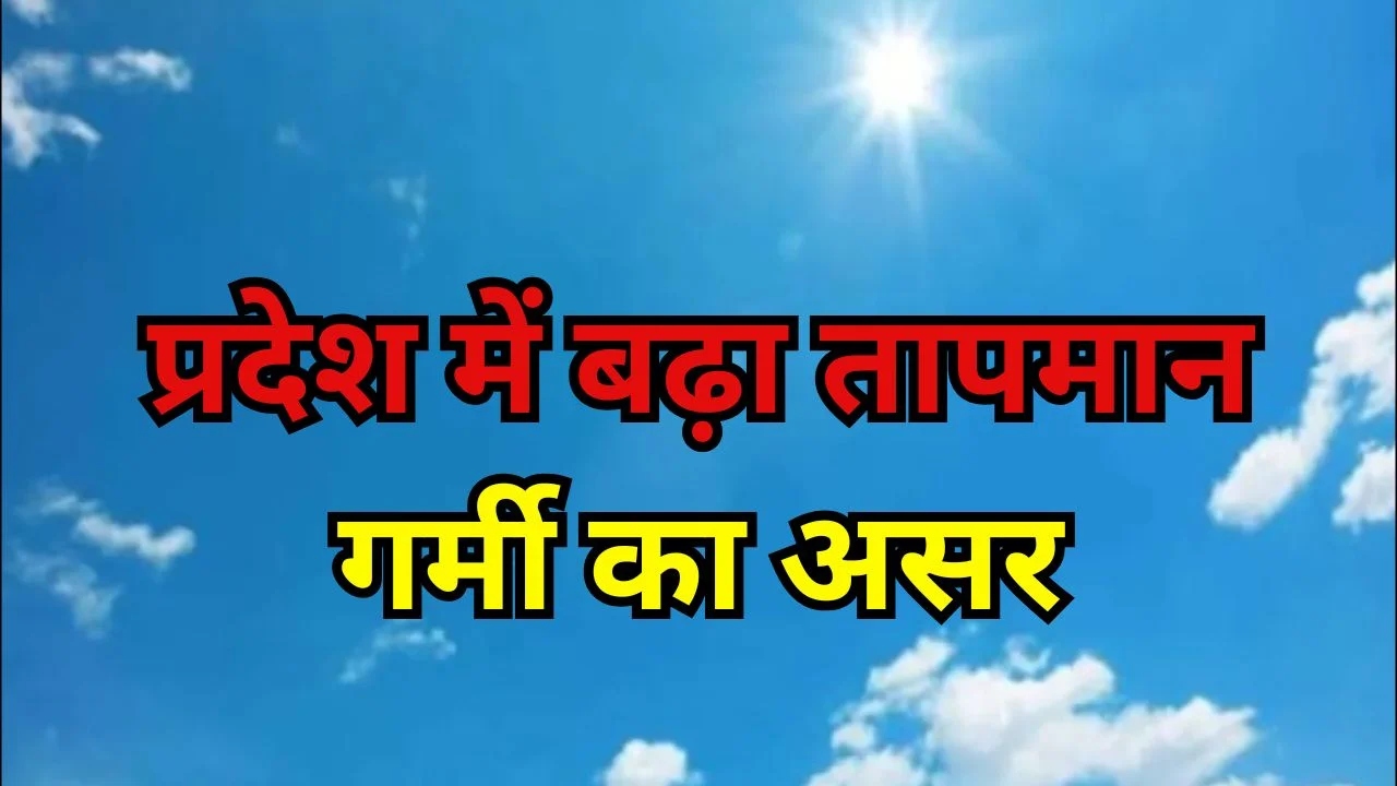 छत्तीसगढ़ में बढ़ी गर्मी: दुर्ग-राजनांदगांव में 39°C तापमान