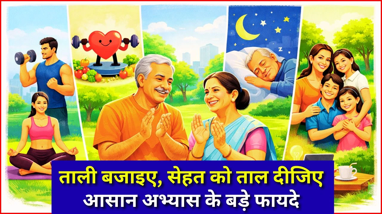 ताली बजाइए, सेहत को ताल दीजिए: आसान अभ्यास के बड़े फायदे