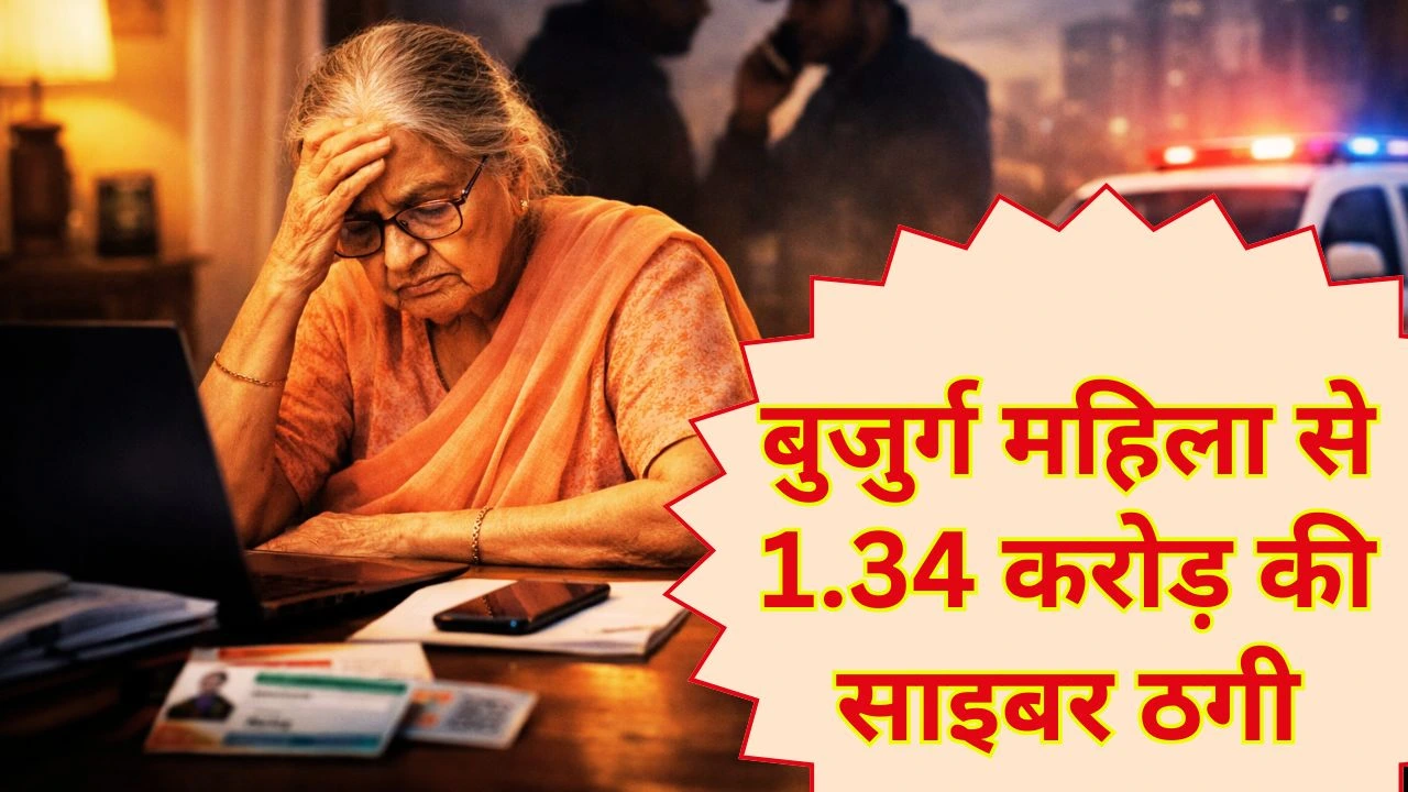 दिल्ली में बुजुर्ग महिला से 1.34 करोड़ की साइबर ठगी, पुलिस ने दर्ज की FIR