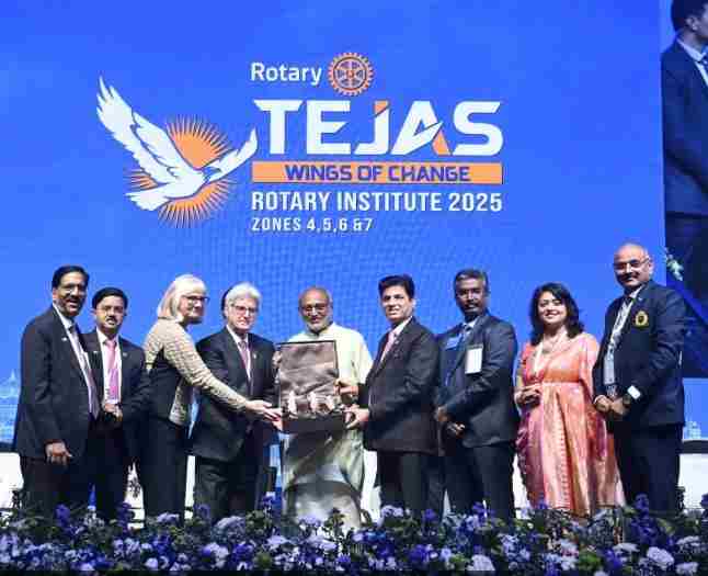 उपराष्ट्रपति ने रोटरी की मानवीय विरासत और भारत के विकास में उसकी परिवर्तनकारी भूमिका पर जोर