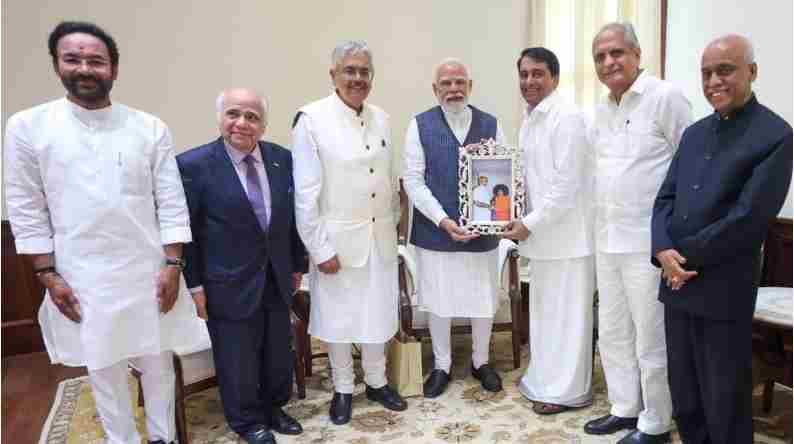 प्रधानमंत्री मोदी का आंध्र प्रदेश–तमिलनाडु दौरा: सत्य साई बाबा शताब्दी व नेचुरल फार्मिंग समिट