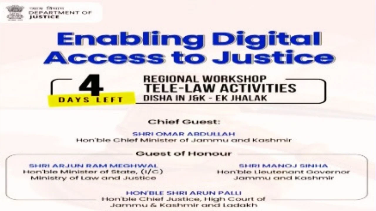 श्रीनगर में दिशा टेली-लॉ कार्यशाला