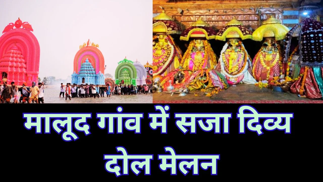 पुरी के मालूद गांव में दोल मेलन उत्सव, देवताओं का दिव्य संगम