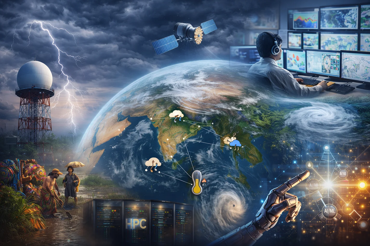 मिशन मौसम से बदलेगी भारत की मौसम पूर्वानुमान क्षमता, एआई व एचपीसी पर जोर
