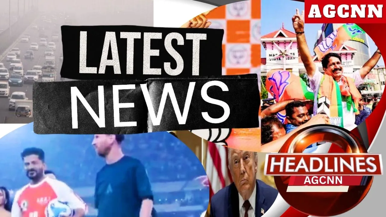 Evening Top 5 Breaking News Today: Messi in Hyderabad, Delhi Pollution GRAP 4, Thailand-Cambodia Tensions, Manipur BJP MLAs, Kerala BJP Historic Win