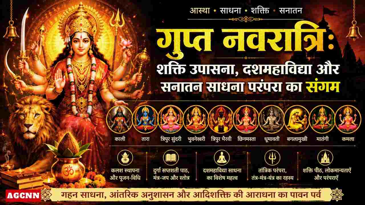 गुप्त नवरात्रि: शक्ति उपासना, दशमहाविद्या और सनातन परंपरा का अद्भुत संगम- डॉ. धरवेश कठेरिया