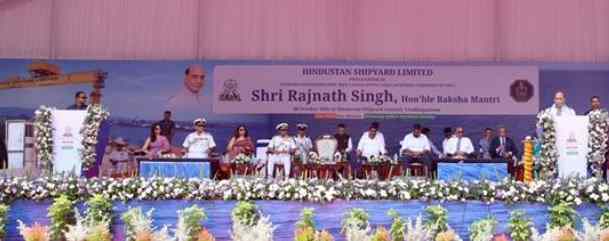 भारत की समुद्री ताकत को नई धार? FSS-1 लॉन्च, FSS-5 की नींव और HSL में नई सुविधाओं का उद्घाटन 