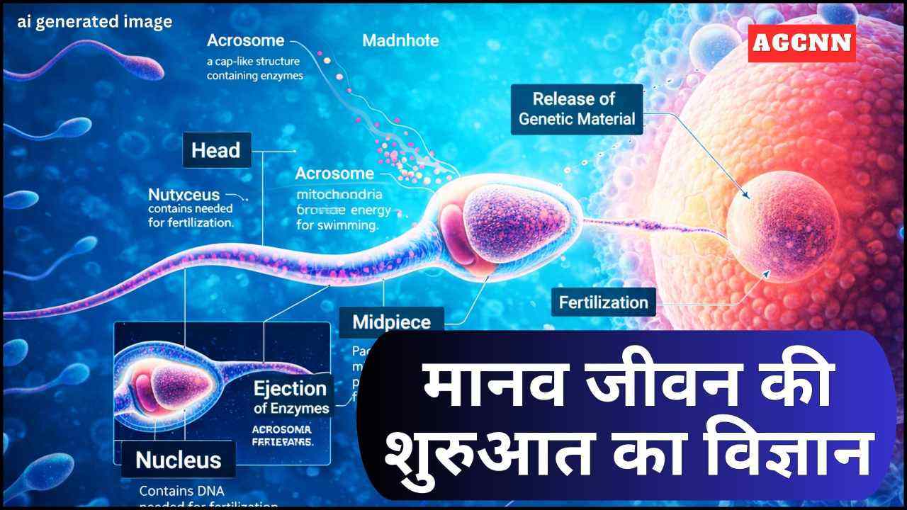 मानव जीवन की शुरुआत का विज्ञान: शुक्राणु की संरचना और उसकी भूमिका को समझाता रोचक इन्फोग्राफिक