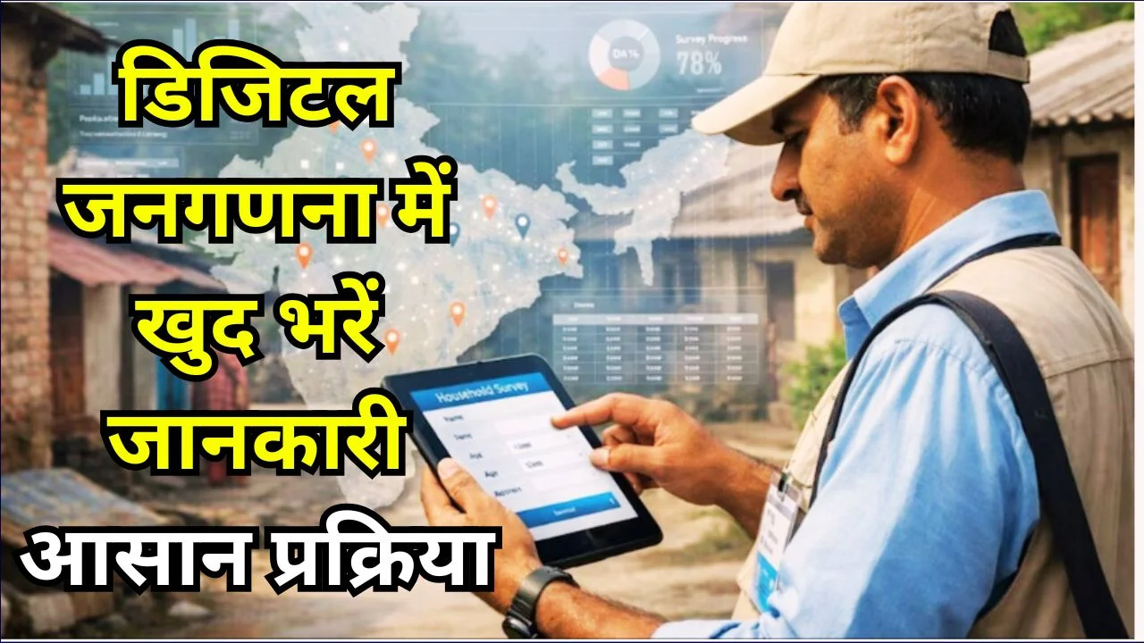 भारत जनगणना 2026 डिजिटल: 33 सवाल और सेल्फ एन्युमरेशन सुविधा
