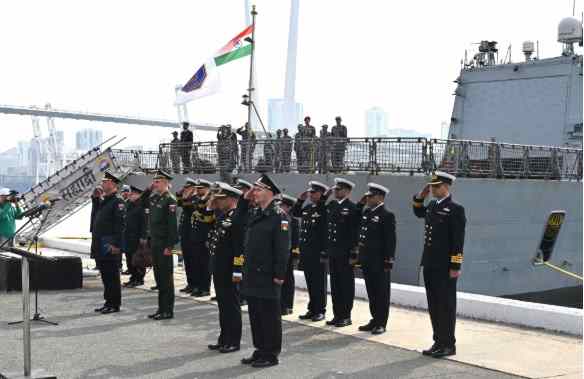 भारत-रूस नौसैनिक अभ्यास इंद्र-2026: INS सह्याद्रि पहुंचा रूस, 13 अक्टूबर से होगा युद्धाभ्यास 