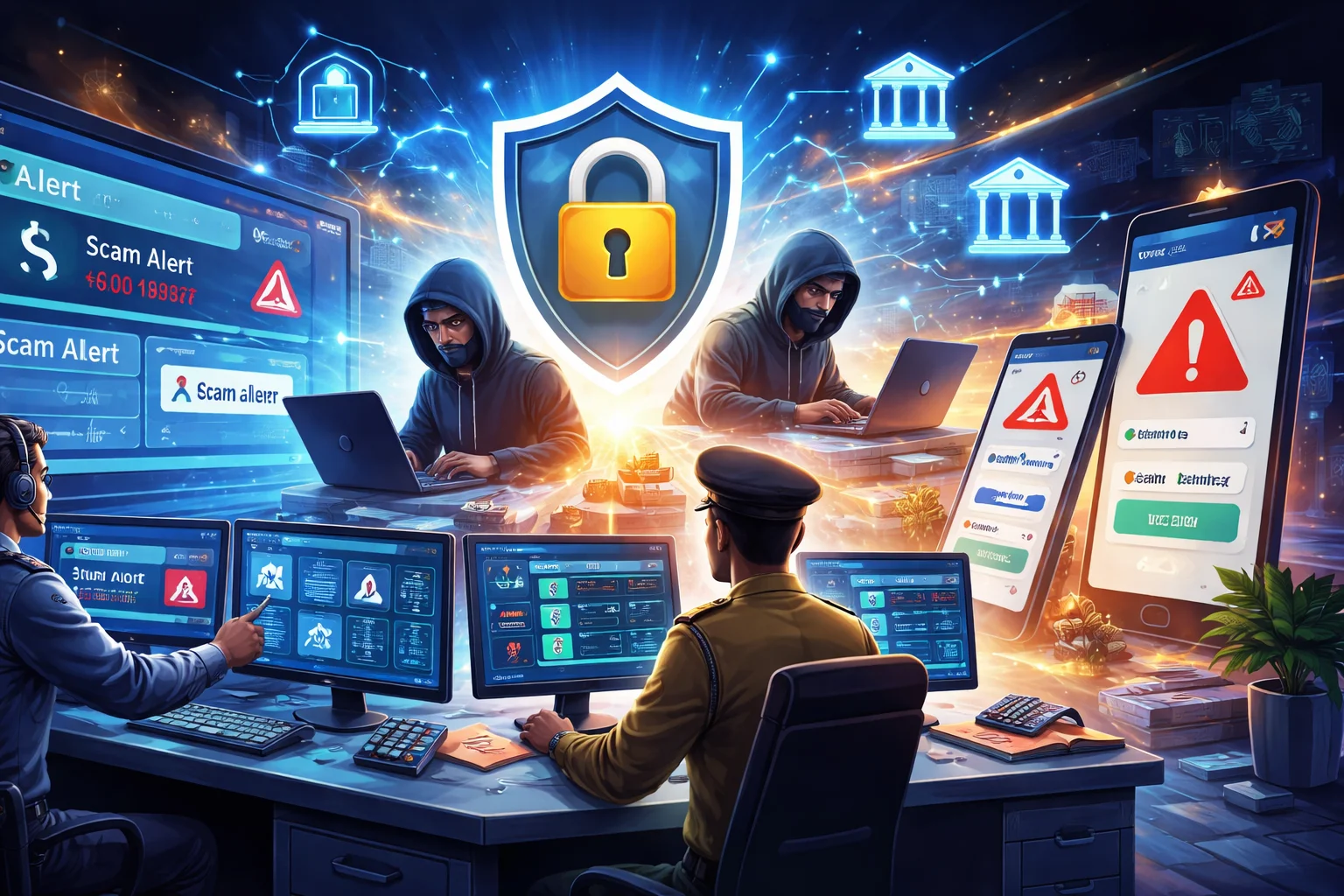 डिजिटल इंटेलिजेंस प्लेटफॉर्म से 660 करोड़ की साइबर धोखाधड़ी पर लगी रोक, प्लेटफॉर्म पर 1000 से अधिक बैंक और संस्थान जुड़े