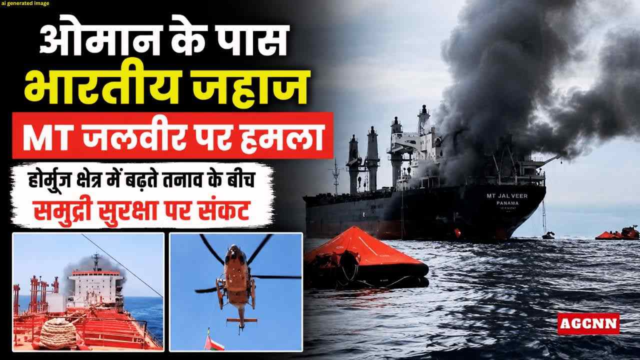ओमान के पास भारतीय जहाज MT जलवीर पर हमला, होर्मुज क्षेत्र में बढ़ते तनाव के बीच समुद्री सुरक्षा पर संकट