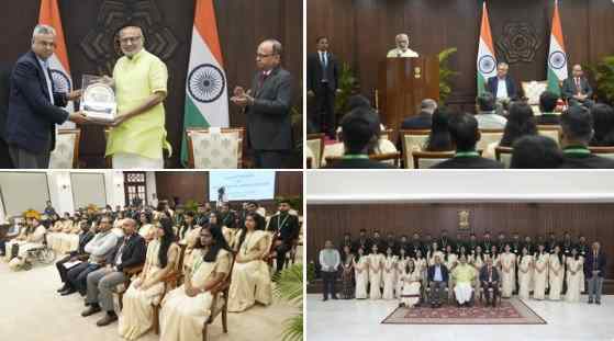 भारतीय सांख्यिकी सेवा 2026 बैच से मिले उपराष्ट्रपति, बोले- सही आंकड़ों से ही सही निर्णय