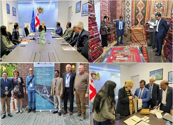 भारत-जॉर्जिया ने रेशम और वस्‍त्र सहयोग बढ़ाने के लिए नई रणनीतियाँ तय कीं