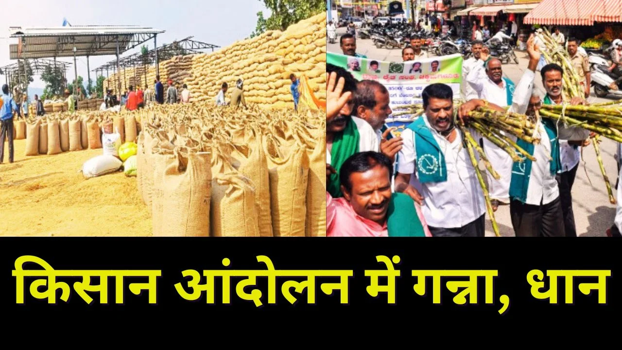 कवर्धा-पंडरिया किसान आंदोलन: गन्ना कीमत व धान खरीदी तारीख पर विरोध प्रदर्शन