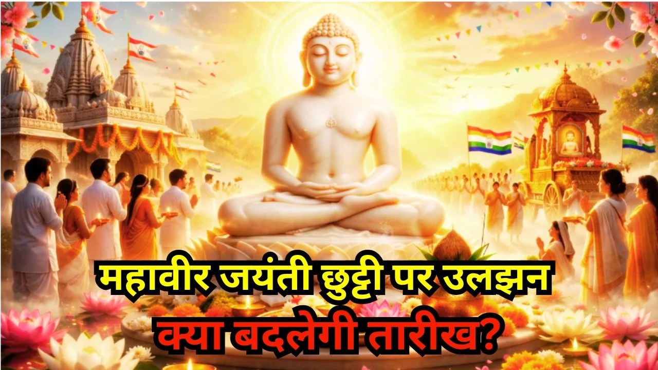 महावीर जयंती अवकाश पर असमंजस, 30 मार्च करने की मांग तेज