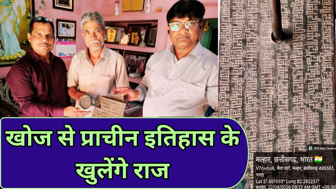 मल्हार में 2000 साल पुराना ताम्रपत्र मिला, इतिहास के नए रहस्य