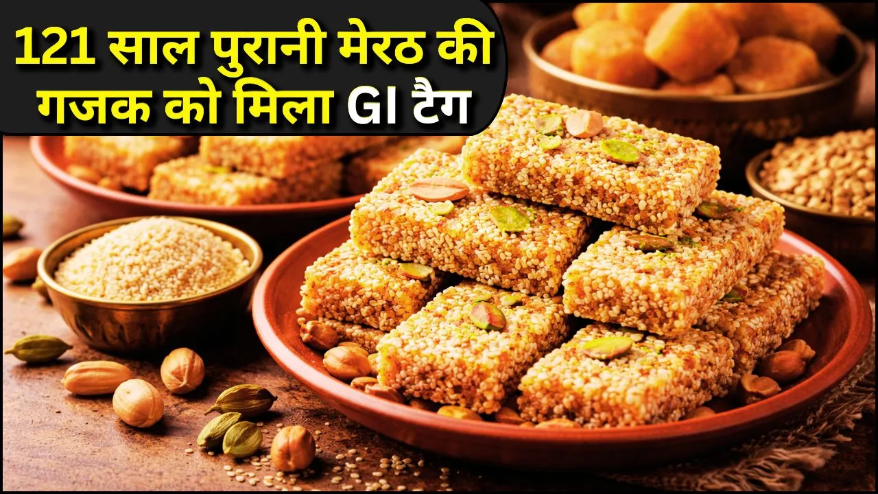 121 साल पुरानी मेरठ की गजक को मिला GI टैग, अब दुनिया के नक्शे पर दर्ज हुई पारंपरिक मिठास