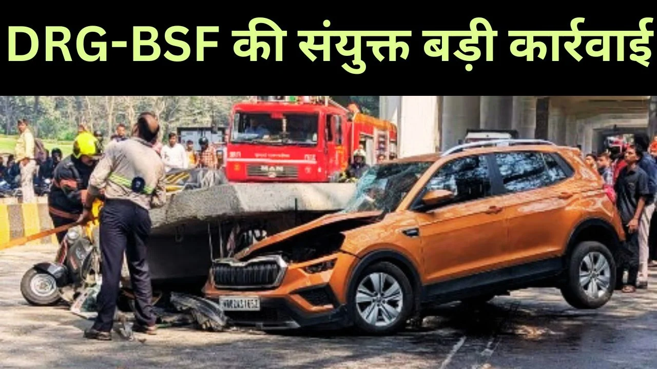 मुंबई मुलुंड में मेट्रो पिलर गिरा