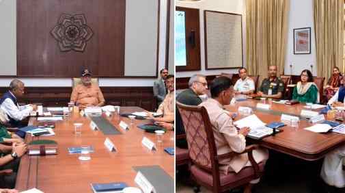 उपराष्ट्रपति सी.पी. राधाकृष्णन ने एनसीसी और सैनिक स्कूलों की समीक्षा की
