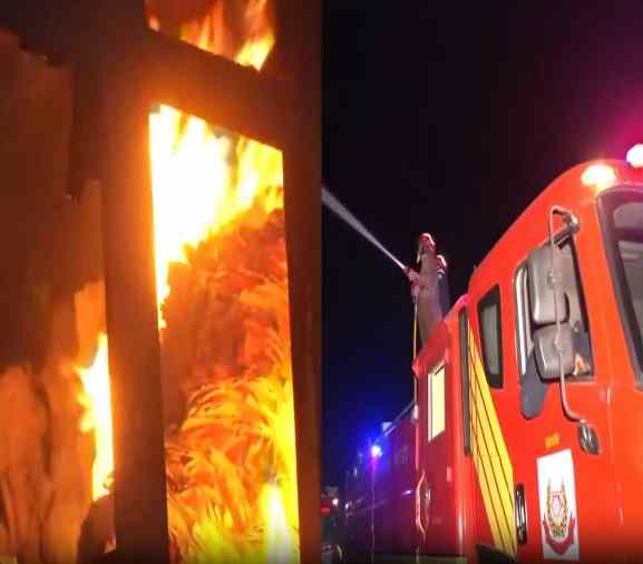 नरेला भोरगढ़ इंडस्ट्रियल एरिया में कार्डबोर्ड फैक्ट्री में भीषण आग, 26 दमकल गाड़ियों ने घंटों में पाया काबू