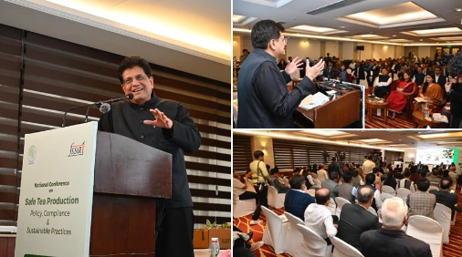 पीयूष गोयल: नवाचार, ट्रेसेबिलिटी और प्रीमियम मिश्रणों से भारतीय चाय को वैश्विक बढ़त मिलेगी