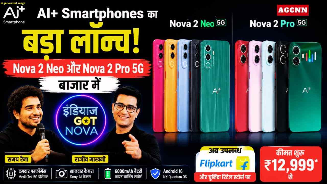 India’s Got Nova: AI+ ने पेश किए दो नए 5G स्मार्टफोन, जानें कीमत और फीचर्स