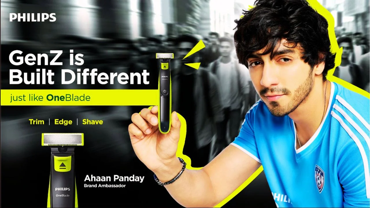 अहान पांडे के साथ OneBlade का धमाकेदार कदम