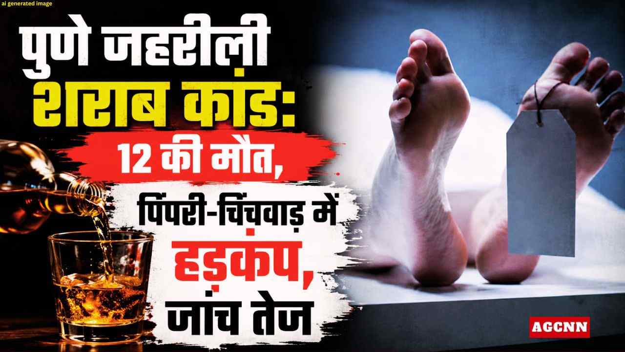 पुणे जहरीली शराब कांड: 12 की मौत, फुगेवाड़ी और हड़पसर में हड़कंप, पुलिस जांच तेज