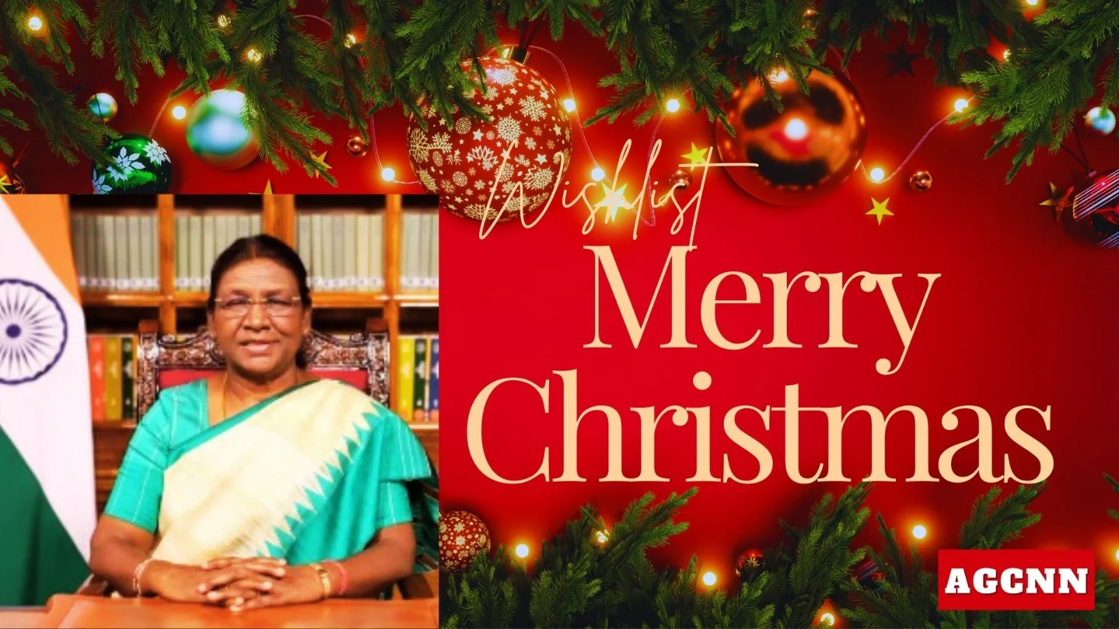 क्रिसमस पूर्व संध्या पर राष्ट्रपति मुर्मु की देशवासियों को शुभकामनाएं