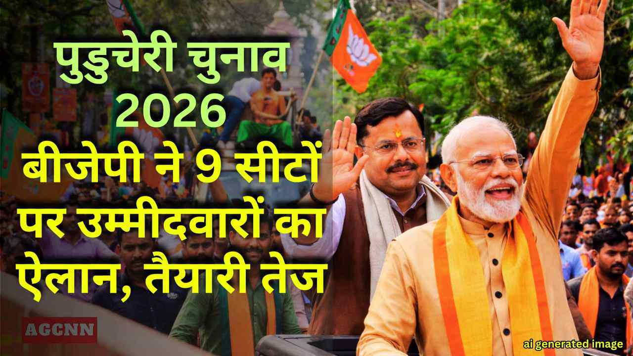 पुडुचेरी चुनाव 2026: बीजेपी ने 9 सीटों पर उम्मीदवारों का ऐलान, तैयारी तेज