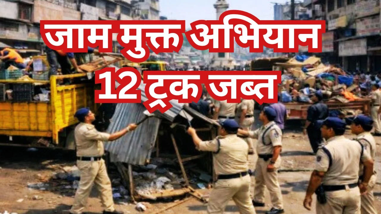 रायपुर में अतिक्रमण पर बड़ी कार्रवाई