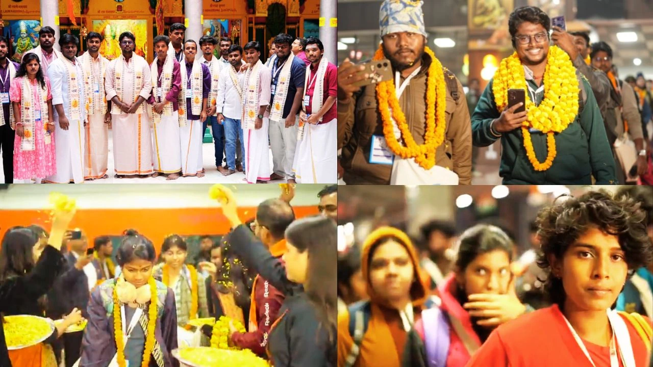 काशी तमिल संगमम् 4.0 की शानदार शुरुआत, 216 प्रतिनिधि काशी पहुंचे