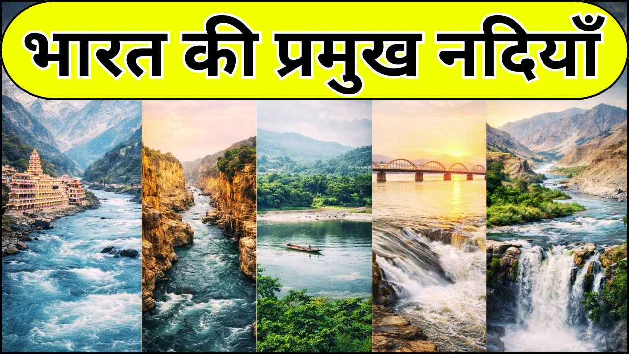 भारत की प्रमुख नदियाँ: गंगा, नर्मदा, ब्रह्मपुत्र, गोदावरी, सिंधु और कावेरी की महत्ता