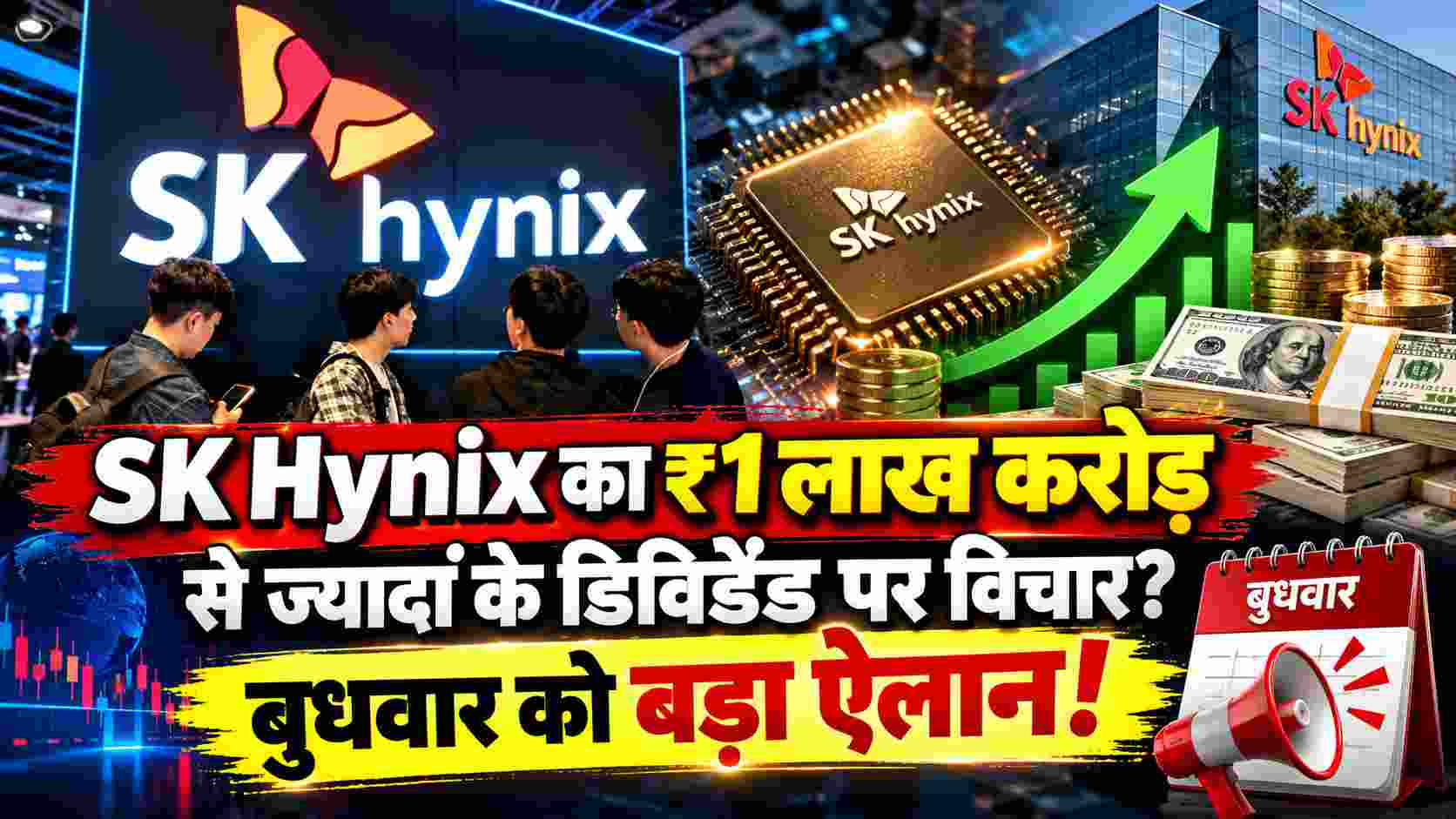 SK Hynix का ₹1 लाख करोड़ से ज्यादा के डिविडेंड पर विचार? बुधवार को बड़ा ऐलान! 