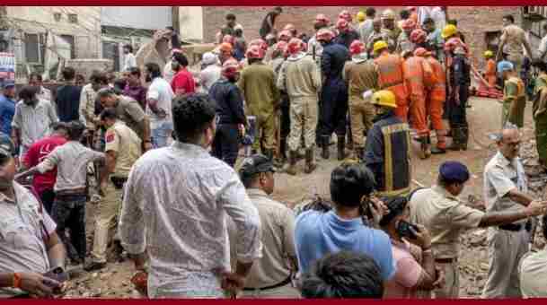 Satya Niketan Building Collapse: दिल्ली सत्य निकेतन में 5 मंजिला इमारत ढही, 3 की मौत, 9 लोगों का रेस्क्यू